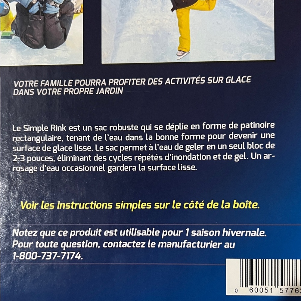 BNIB - Simple Rink Backyard Skating Kit for One Season - Picture 11 of 12